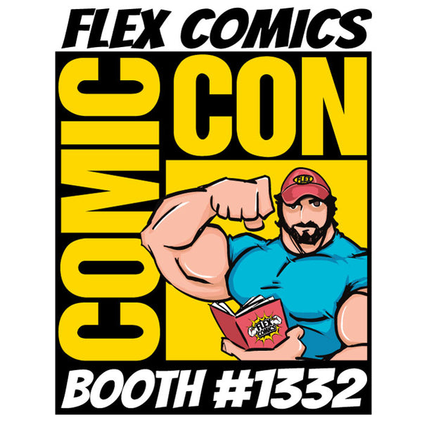 Flex Comics at the San Diego Comic-Con 50th Anniversary!