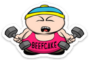 Beefcake - Vinyl Sticker
