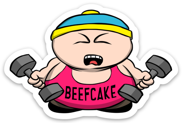 Beefcake - Vinyl Sticker