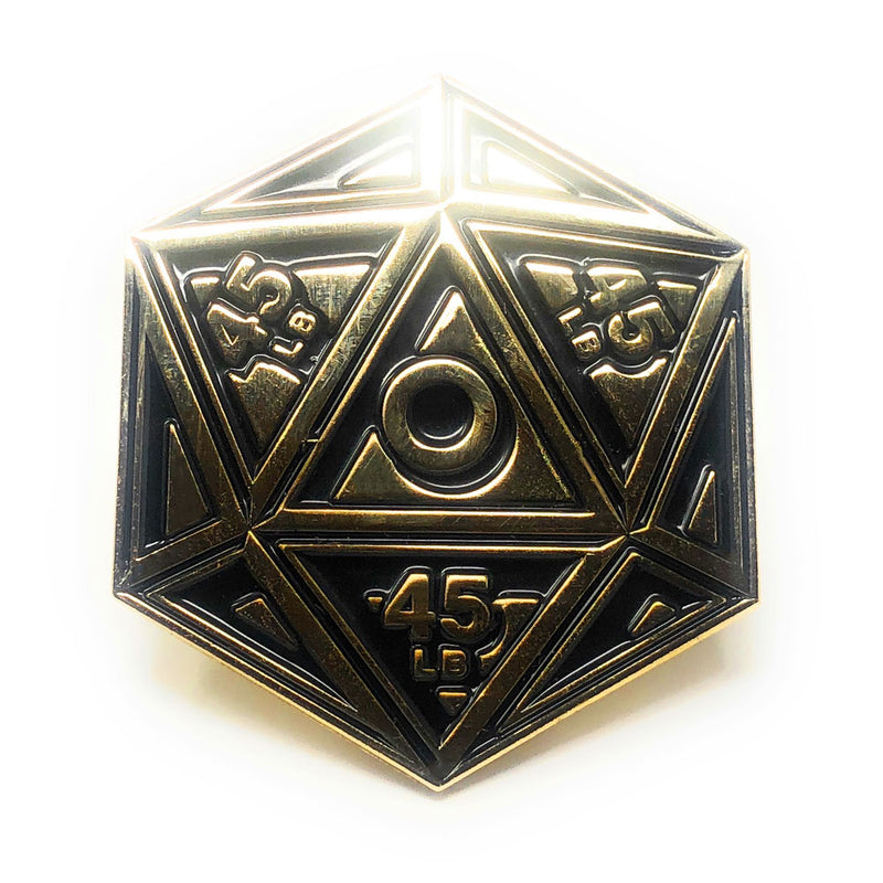 Weight DnD Dice - Pin