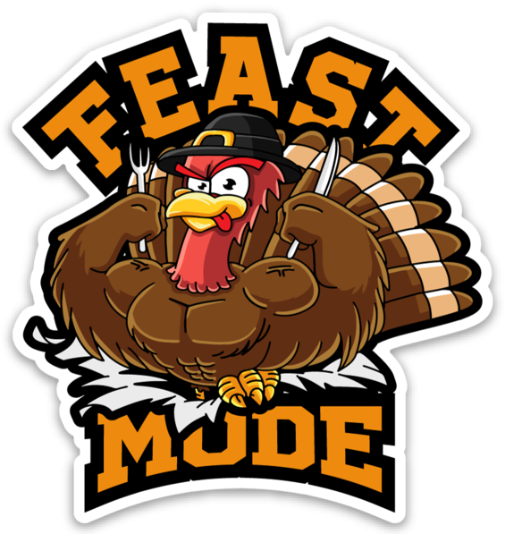 Feast Mode - Vinyl Sticker