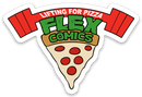Lifting For Pizza - Vinyl Sticker