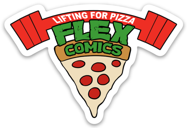 Lifting For Pizza - Vinyl Sticker