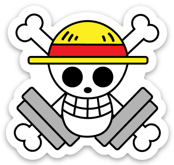 Happy Skull - Vinyl Sticker