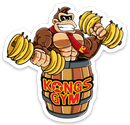 Kong's Gym - Vinyl Sticker