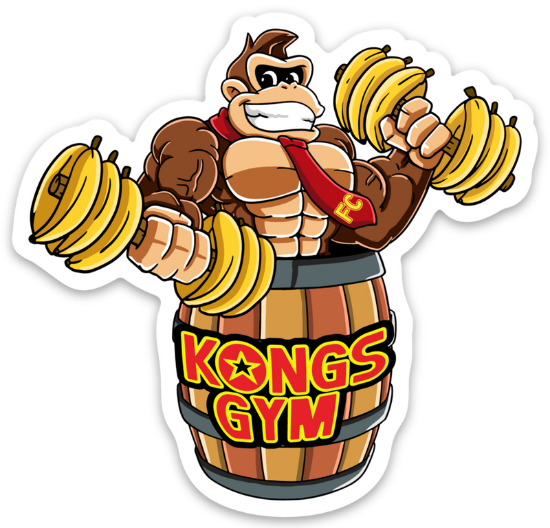 Kong's Gym - Vinyl Sticker