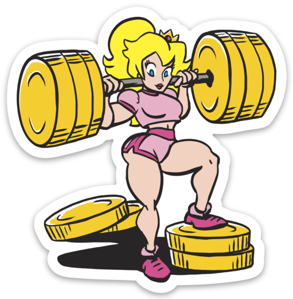 This Princess Levels Up - Vinyl Sticker