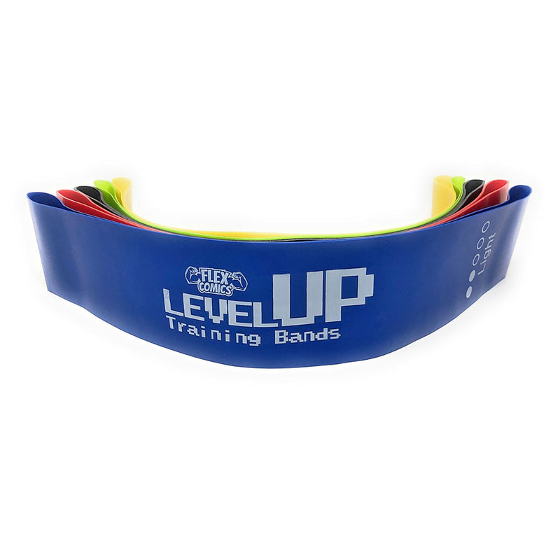 Flex Comics LEVEL UP Training Bands - [Beginner] 5 Piece Set