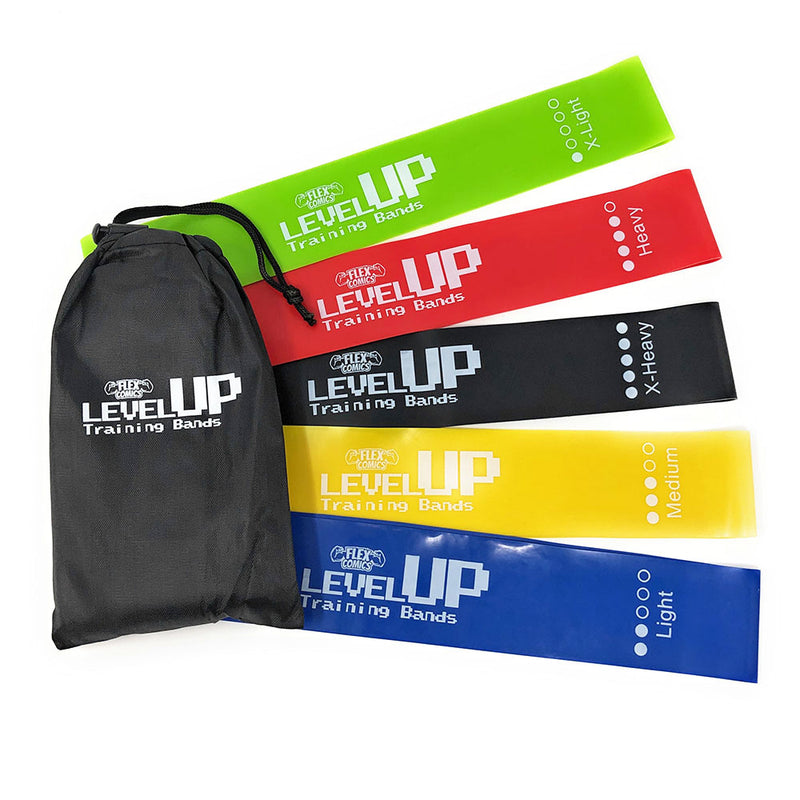 Flex Comics LEVEL UP Training Bands - [Beginner] 5 Piece Set