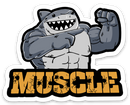 Muscle - Vinyl Sticker