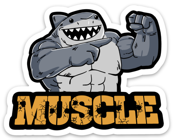 Muscle - Vinyl Sticker