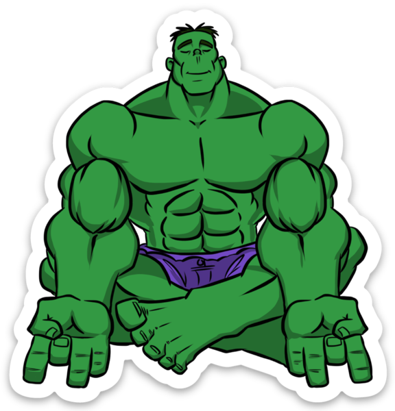 No Smash Incredible Bulk - Vinyl Sticker