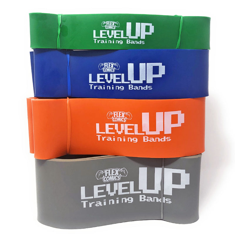 Flex Comics LEVEL UP Resistance Training Bands - 41'' BANDS