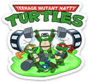 TMNT (Teenage Mutant Natty Turtles) - Vinyl Sticker