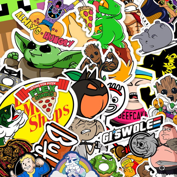 Sticker Pack Stocking Stuffer (10 Stickers - $50 VALUE)