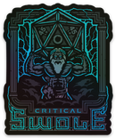 Critical Swole - Sticker