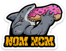 Nom Nom - Vinyl Sticker